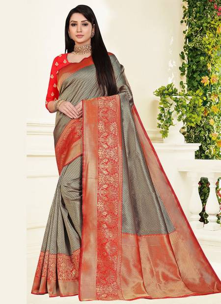 1006 Santraj New Exclusive Wear Designer Silk Saree Collection 1006-Navy